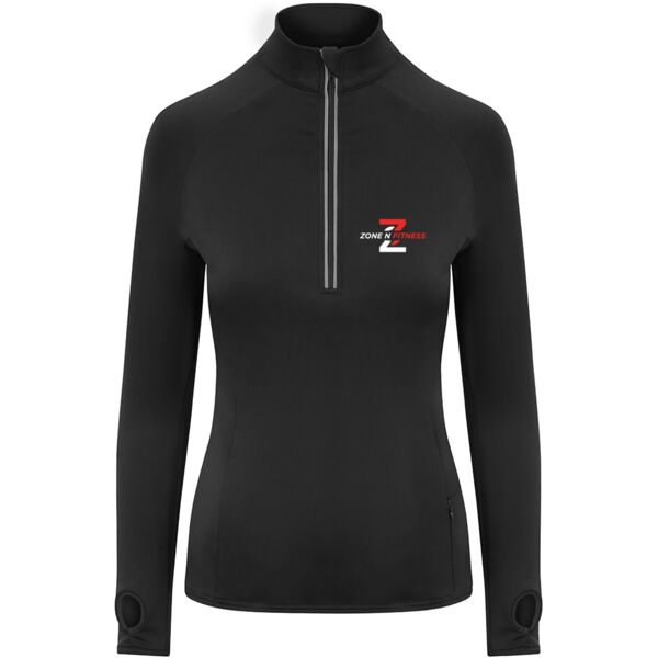 Cool-Flex Girlie Half Zip Top Thumbnail